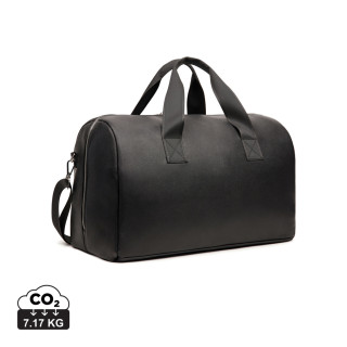 VINGA Bermond Wochenendtasche aus RCS recyceltem PU, schwarz