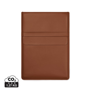 VINGA Timo 14" Laptop-Sleeve aus RCS recyceltem rPET, braun