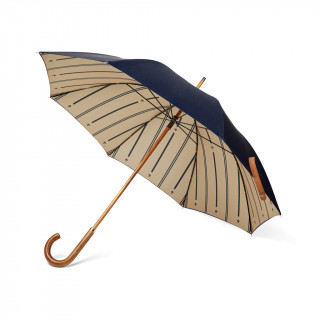 VINGA Bosler AWARE™ Regenschirm aus recyceltem PET, navy blau