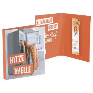 Werbekarte Midi, Aqtiwell® ENERGY
