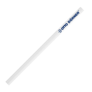 Zimmermannsbleistift, weiß