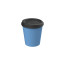 behagliches blau, schwarz