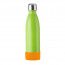 Flasche: hellgrün, Manchette: orange