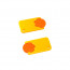 orange, gelb