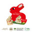 Schokokarte "Hase"