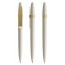muschelfarben, gold matt