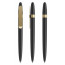 schwarz, gold matt