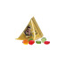Trolli Fruchtgummi Haus - Folie, 50 % Papieranteil, weiß