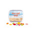 American Style Jelly Beans - Dose aus recycl. Weißblech, silber