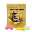 Trolli Fruchtgummi Fahrrad - Folie, 50 % Papieranteil, weiß