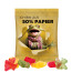 Trolli Fruchtgummi Flugzeug - Folie, 50 % Papieranteil, weiß