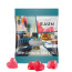 Trolli Fruchtgummi Herz rot - Folie, transp.