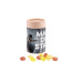 Mini-Bonbons Fruchtmix - kompost. Papierdose; Papieretikett