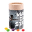 Skittles Fruits Kaubonbons - kompost. Papierdose; Papieretikett