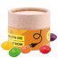 Skittles Kaubonbons - kompost. Papierdose; Papieretikett