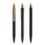 schwarz, gold matt