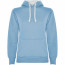 himmelblau / weiss