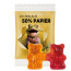 Trolli Fruchtgummi Teambärchen - Folie, 50 % Papieranteil, weiß