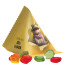 Trolli Fruchtgummi Haus - Folie, 50 % Papieranteil, weiß