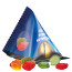Trolli Fruchtgummi Haus - Folie, transp.