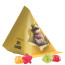 Trolli Fruchtgummi Sterne - Folie, 50 % Papieranteil, weiß