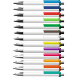 FASHION K transparent SI Druckkugelschreiber