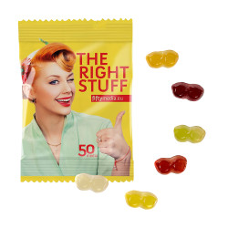 Fruchtgummi 10 g Tüten - Brille (w2p)