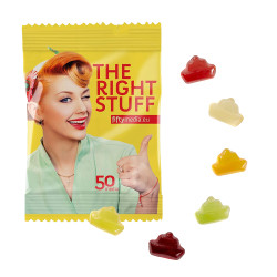 Fruchtgummi 10 g Tüten - Schiff (w2p)