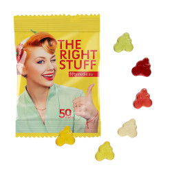 Fruchtgummi 10 g Tüten - Fahrradfahrer (w2p)