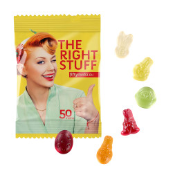 Fruchtgummi 10 g Tüten - Ostern (w2p)