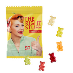 Vegane Fruchtgummi 10 g Tüten - Express (w2p)