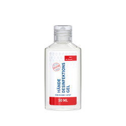 50 ml Flasche - Hände-Desinfektionsgel (DIN EN 1500) - Body Label 50 ml Flasche - Hände-Desinfektionsgel (DIN EN 1500) - Body Label