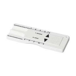 Schlüsselanhänger "Reifenprofilmesser"