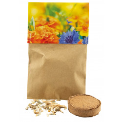 Naturtütchen essbare Blüten, Kornblume, Ringelblume, Gewürztagetes