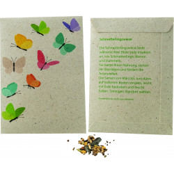 Samentütchen Graspapier 82 x 114 mm, Schmetterlingsweise 