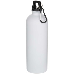 Oregon 750 ml matte RCS-zertifizierte, einwandige Trinkflasche aus recyceltem Edelstahl mit Karabinerhaken Oregon 750 ml matte RCS-zertifizierte, einwandige Trinkflasche aus recyceltem Edelstahl mit Karabinerhaken
