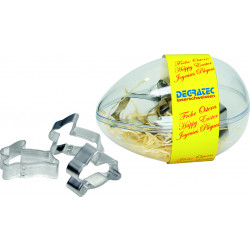 Hasen-Bäcker- EI, transparente Ei  mit 3 Austercherle, 1-4 c Digitaldruck inklusive Hasen-Bäcker- EI, transparente Ei  mit 3 Austercherle, 1-4 c Digitaldruck inklusive