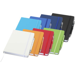 Spectrum Set A5 Hardcover Notizbuch aus Recyclingpapier und einem Kugelschreiber