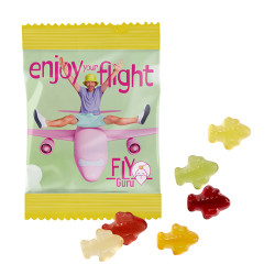 Fruchtgummi 10 g Tüten - Flugzeuge (w2p)