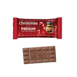 Schoko-Sondermotiv M im Standard-Flowpack