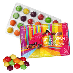 Kleinster Event-Kalender der Welt mit SKITTLES® Original Fruity Candy (w2p)