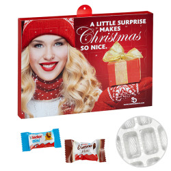 Premium-Marken-Adventskalender mit Kinder Minis Mix