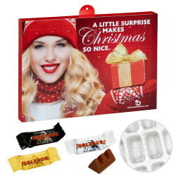 Premium Präsent-Adventskalender mit Toblerone-Mix Premium Präsent-Adventskalender mit Toblerone-Mix