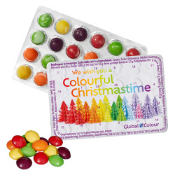 Kleinster (Advents-)Kalender der Welt mit SKITTLES® Original Fruity Candy