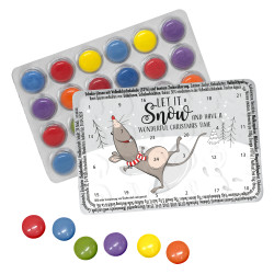 Kleinster (Advents-)Kalender der Welt "Standard" mit Schokolinsen Kleinster (Advents-)Kalender der Welt "Standard" mit Schokolinsen