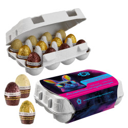 12er Ostereier-Karton mit Ferrero Rocher Eiern 12er Ostereier-Karton mit Ferrero Rocher Eiern