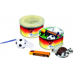 Fußball-Fan-Dose, Ø 73x38 mm