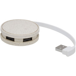 Kenzu Weizenstroh-USB-Hub Kenzu Weizenstroh-USB-Hub