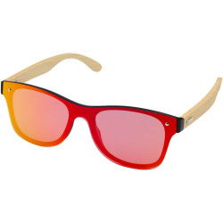 Tan Sonnenbrille mit Bambusbügeln Tan Sonnenbrille mit Bambusbügeln