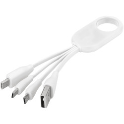 Troup 4-in-1-Ladekabel mit Typ C Spitze Troup 4-in-1-Ladekabel mit Typ C Spitze